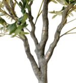 Artificial Olive Tree, 10 ft (305 cm) Tall, Silk Foliage, Green, Adjustable Branches, Cement Base, Indoor/Outdoor Décor - Image 5