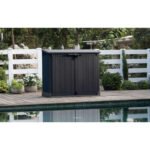 Keter Store It Out Nova 880L Storage Box (with pistons) – Dark Grey with Light Grey Lid - Image 3