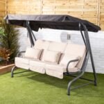 Alfresia Roma 3 Seater Garden Swing Seat | Luxury Cushions - Image 2