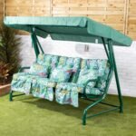 Alfresia Roma 3 Seater Garden Swing Seat | Classic Cushions - Image 10