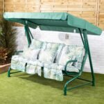 Alfresia Roma 3 Seater Garden Swing Seat | Classic Cushions - Image 12