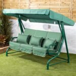 Alfresia Roma 3 Seater Garden Swing Seat | Luxury Cushions - Image 6