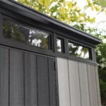 Keter 9x 7 Artisan Heavy Duty Plastic Pent Shed – Grey - Image 5