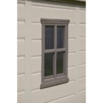 Keter 4×6 Factor Heavy Duty Plastic Garden Shed – Beige - Image 7