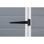 Keter 6 x 6 Manor Plastic Pent Garden Storage Shed – Grey - Image 6