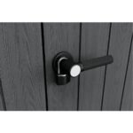 Keter 4×2 Cortina Alto Heavy Duty Vertical Plastic Garden Shed with Shelves - Image 3